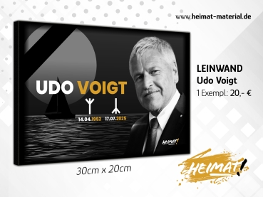 Leinwand "Udo Voigt"