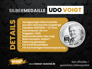 Preview: Silbermedaille UDO VOIGT
