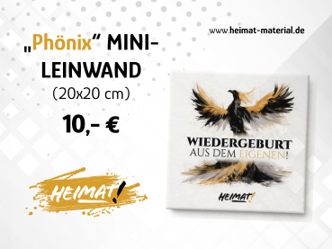 Mini-Leinwand "Phönix"