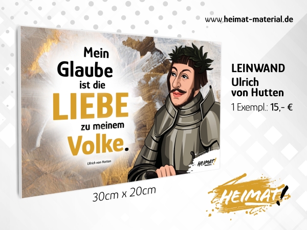 Leinwand "Hutten"