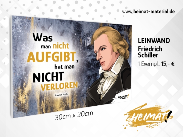 Leinwand "Schiller"
