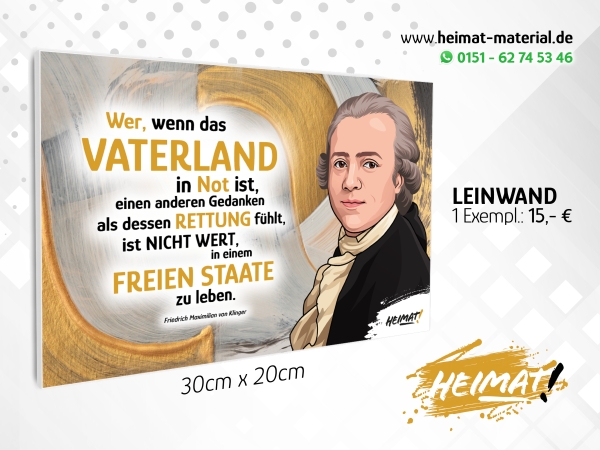 Leinwand "von Klinger"