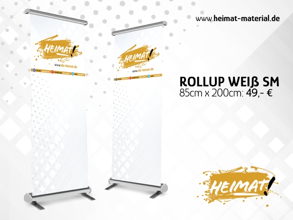 RollUp Weiß SM
